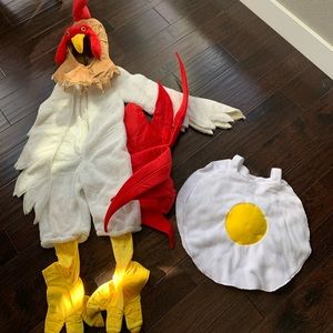 Kids Size Small Chicken and Egg Costume